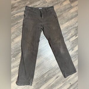 Mountain Khaki Fleece Lined Canvas Pants